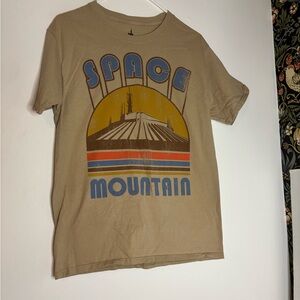 Disney Parks Space Mountain cotton T Shirt unisex sz M